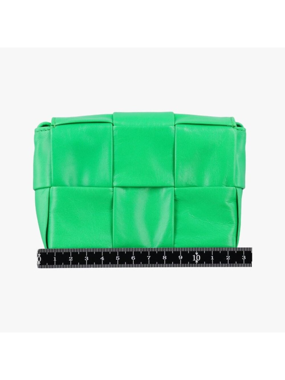 Bottega Veneta Candy Cassette Green Lambskin Shoulder Bag - Picture 2 of 16